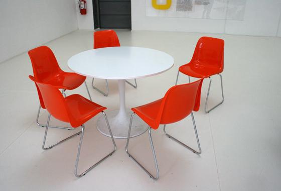 plastic chairs